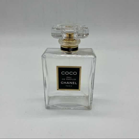 Coco Chanel Paris eau de Parfum empty bottle gold black chanel decor - Picture 1 of 2
